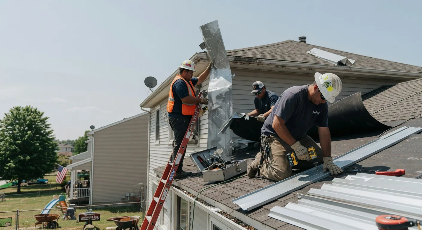 Storm Damage Metal Roof Repair in Dozier, AL